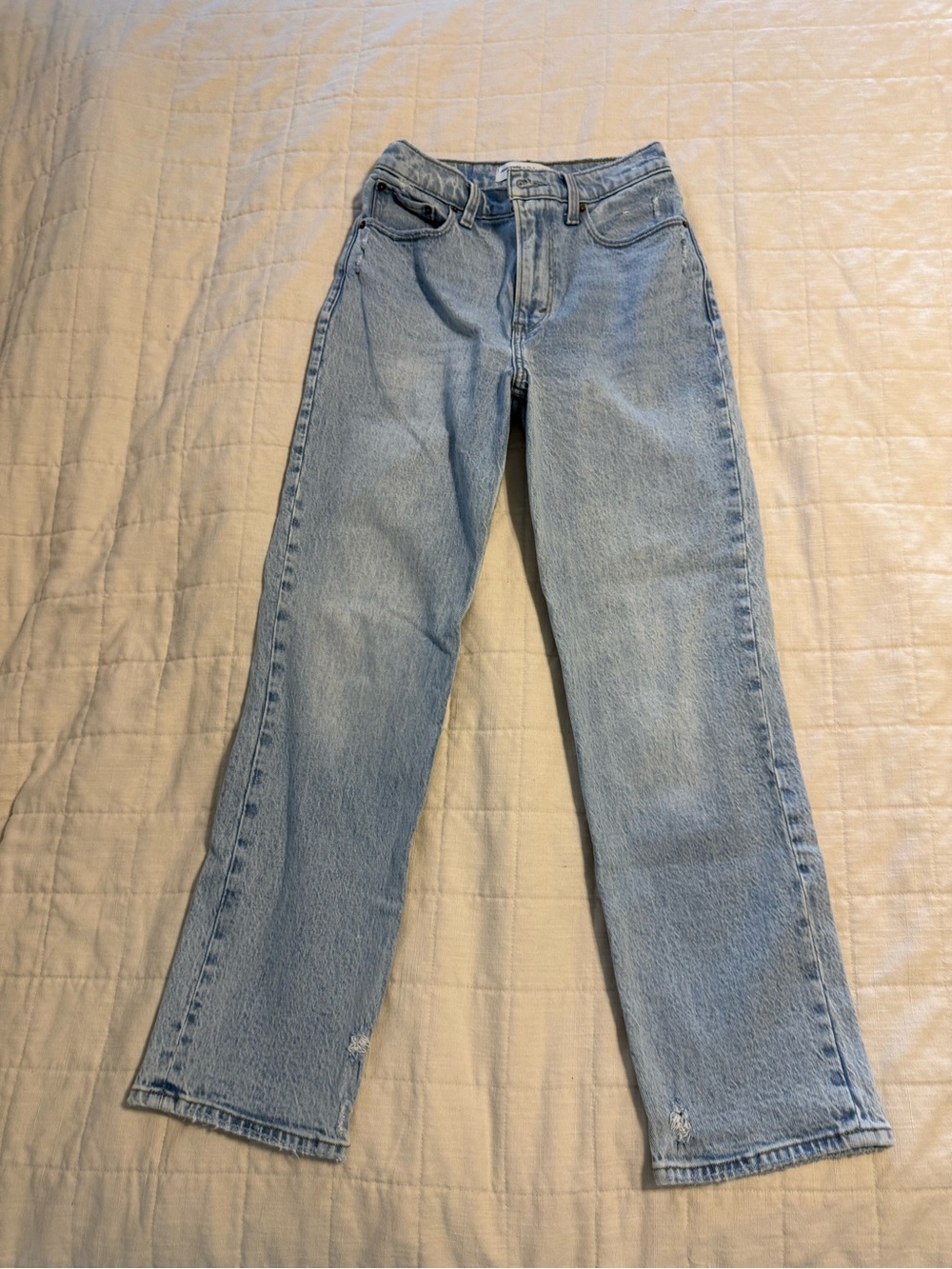 Abercrombie 90s Light Wash Straight Women's Jeans